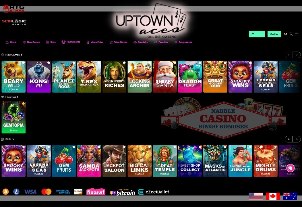 Uptown Aces casino review