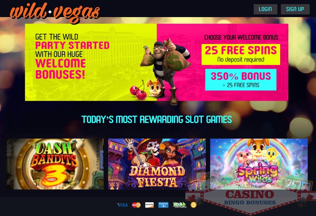 Wild Vegas casino bonus codes