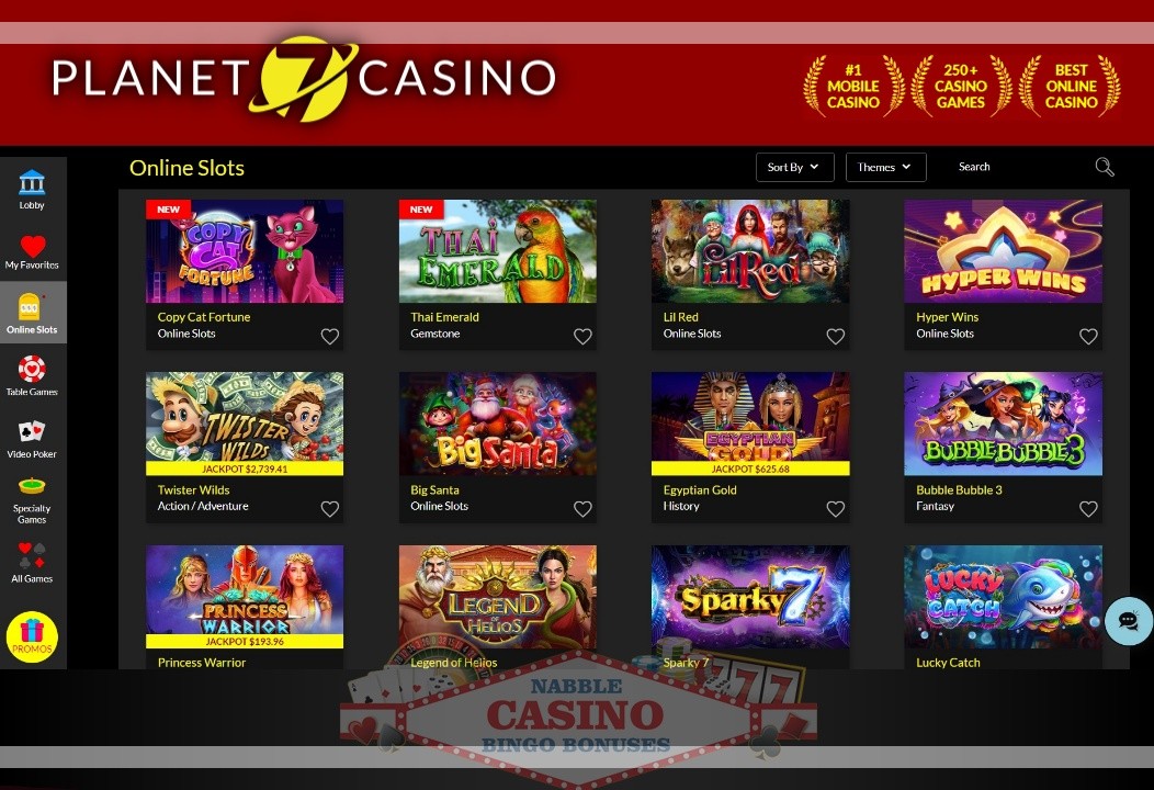 Planet7 casino review