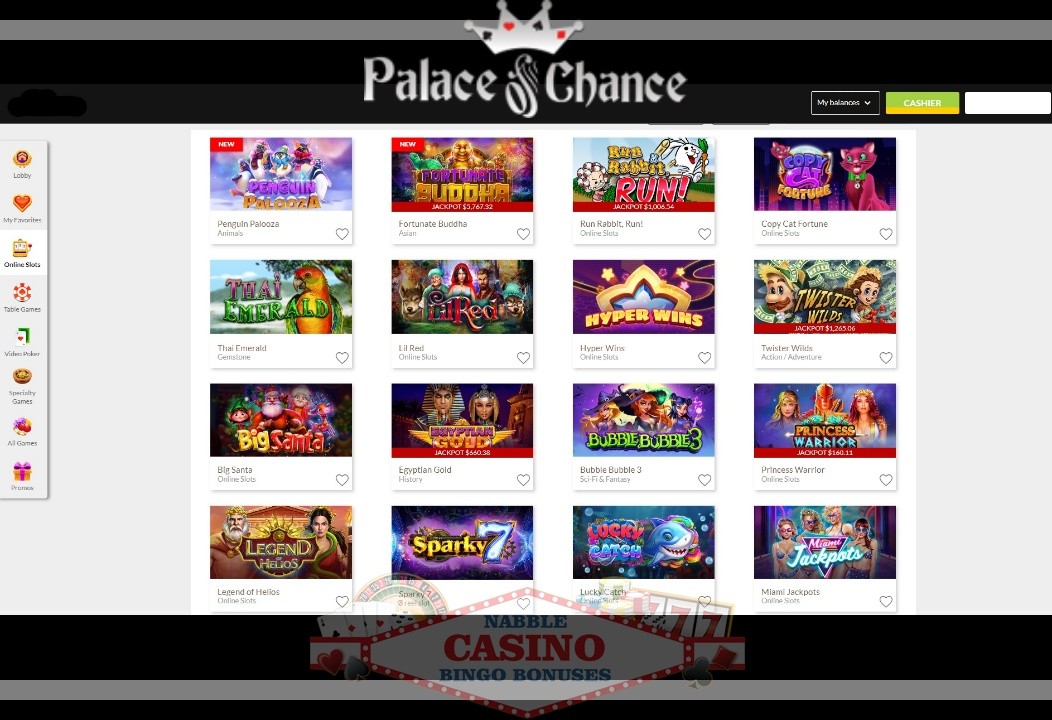 Palace of Chance casino review