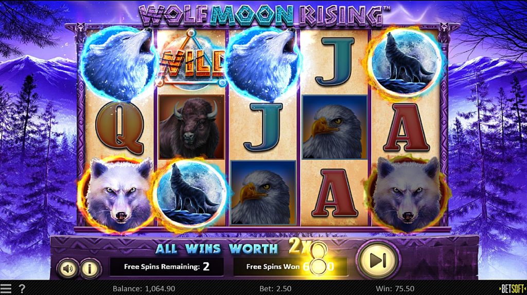Wold Moon Rising from Betsoft