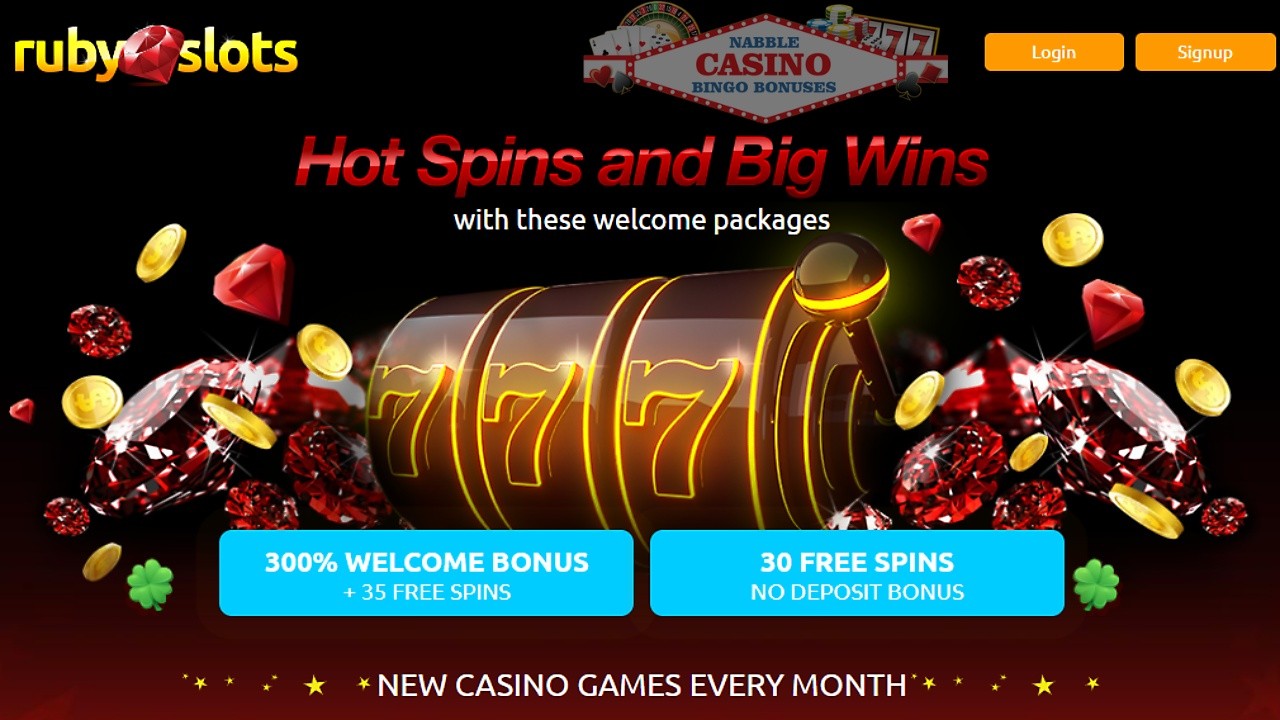 ruby slots casino welcome bonuses