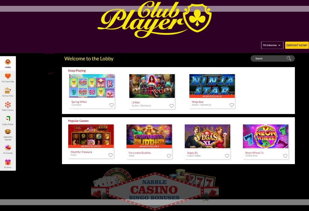 Club Player casino review 2023