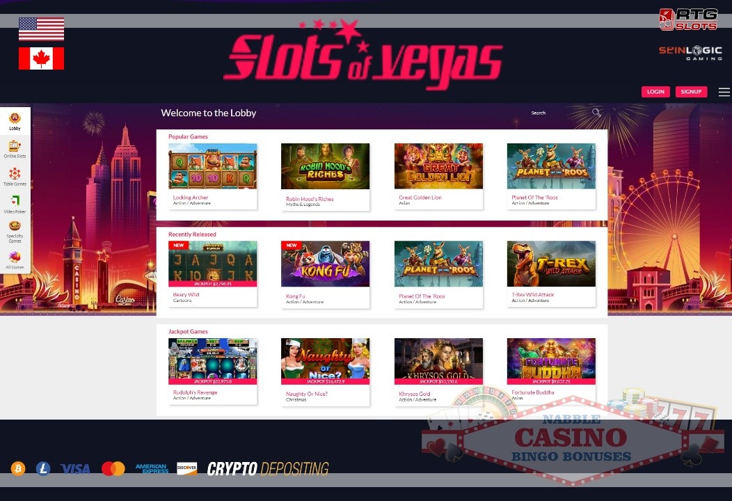 Slots of Vegas casino review