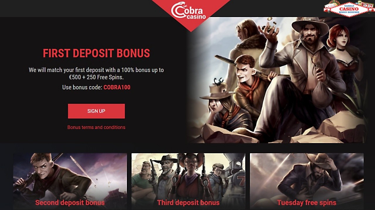 cobra casino bonus codes 0217