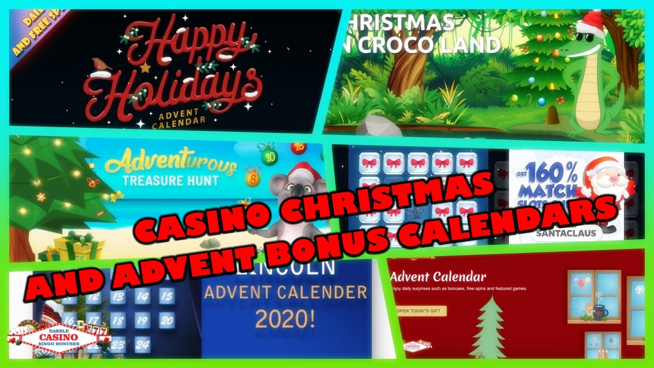 casino christmas and advent bonus calendars