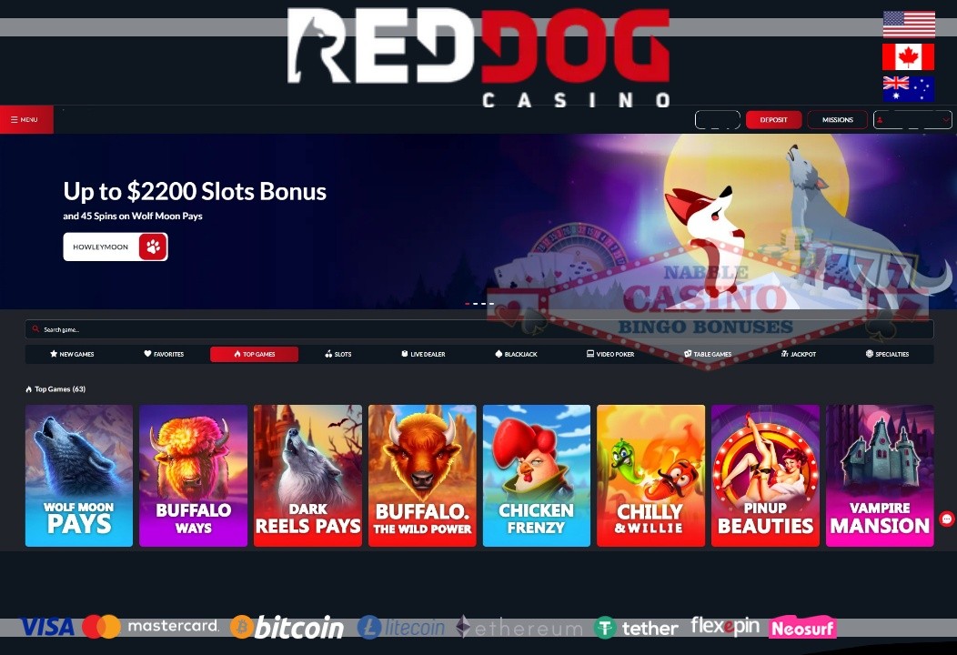 Red Dog casino review