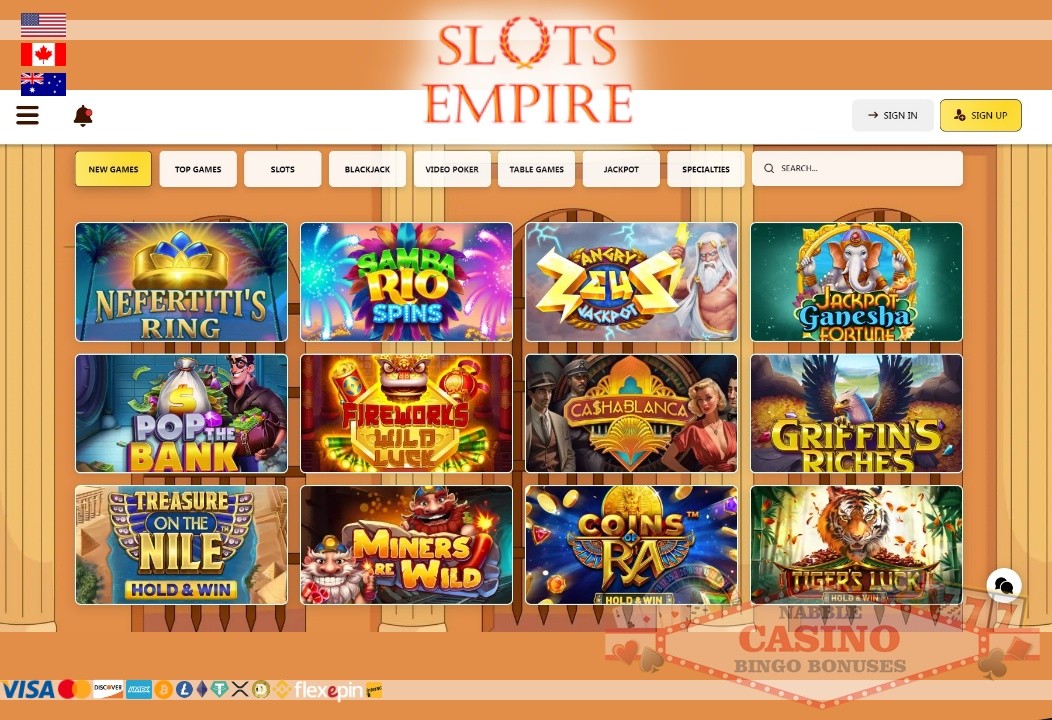 Slots Empire casino review 202404