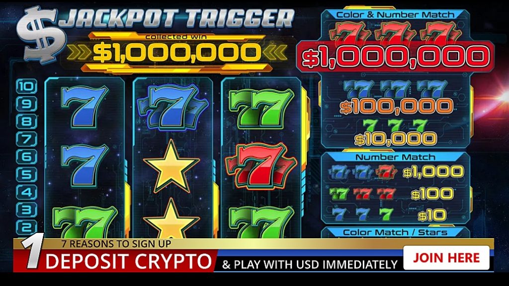 Cryptoslots casino Jackpot Trigger game