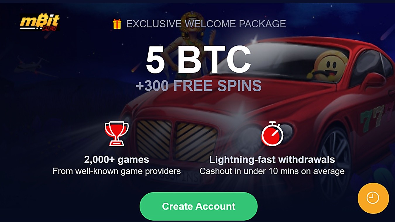 mBit Casino Review and Ratings 1 mBit Casino Review