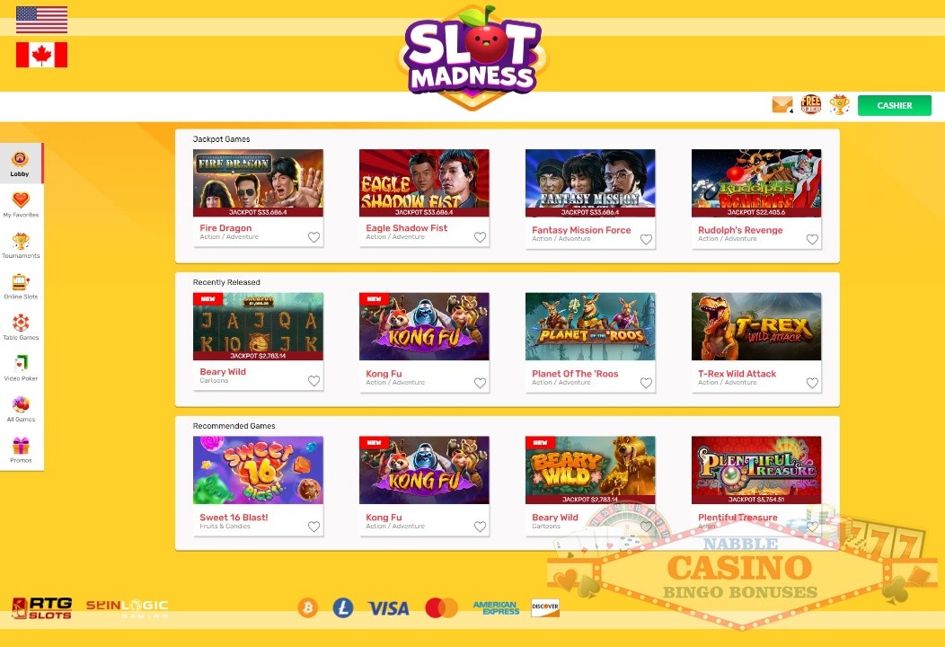 Slot Madness casino review 2024