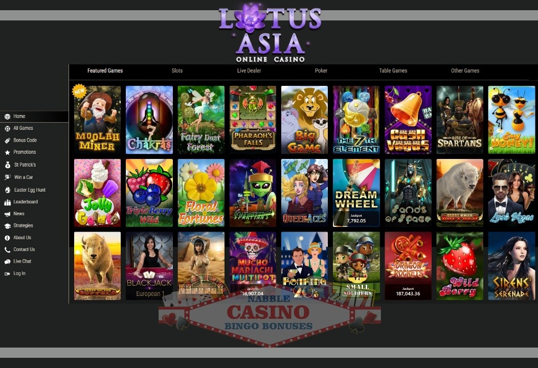 Lotus Asia casino review 2023