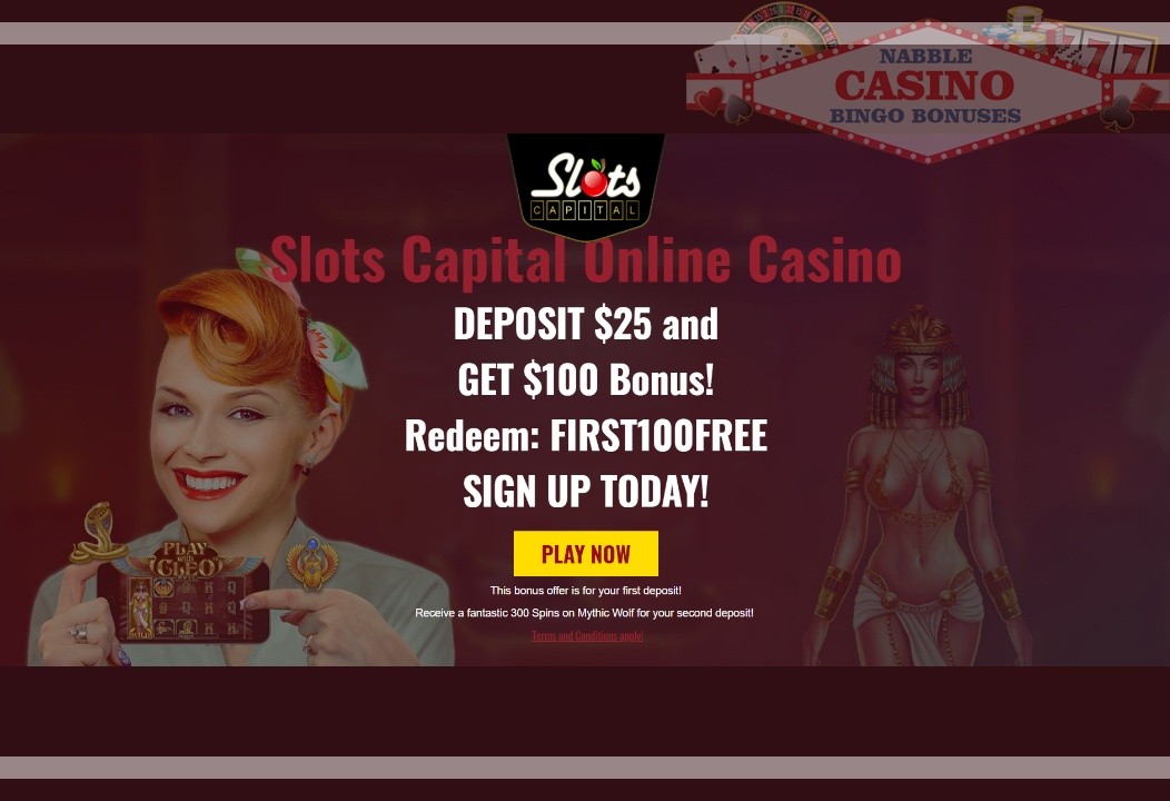 Slots Capital Casino Sign-up Offers | Exclusive 400% Welcome Bonus 1 Slots Capital casino sign-up 0204