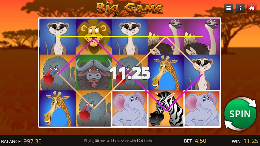 Big Game slot from Saucify