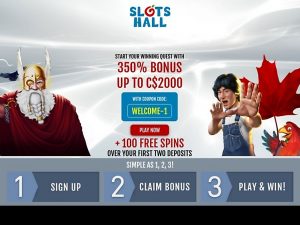 Slots Hall casino bonus codes