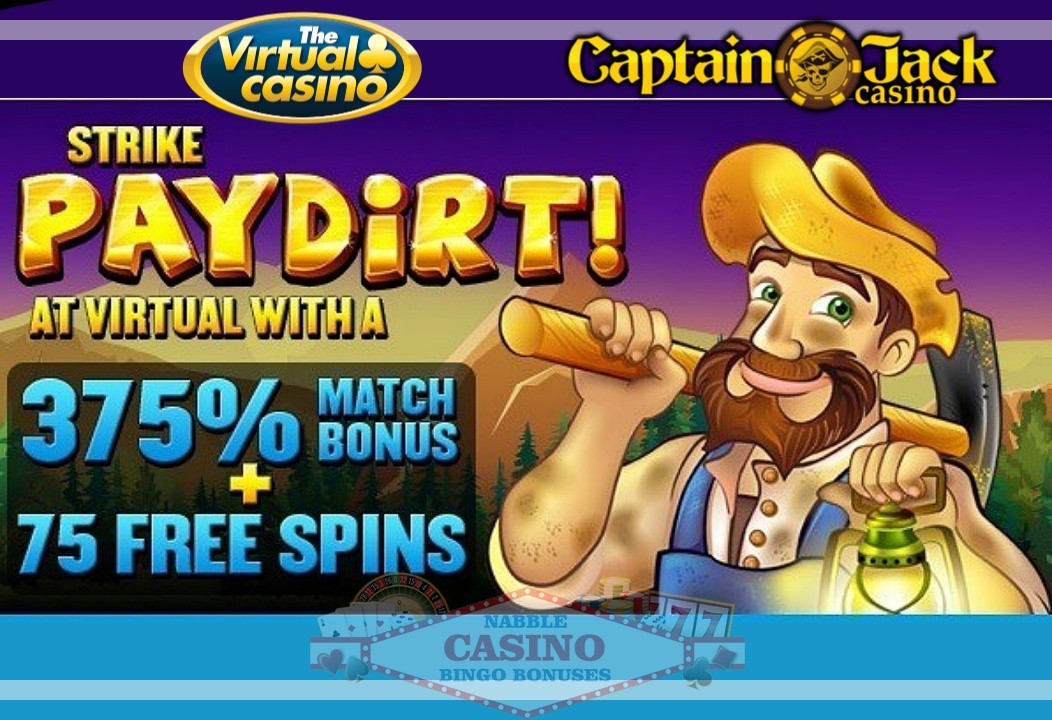 Virtual casino 375% no rules bonus