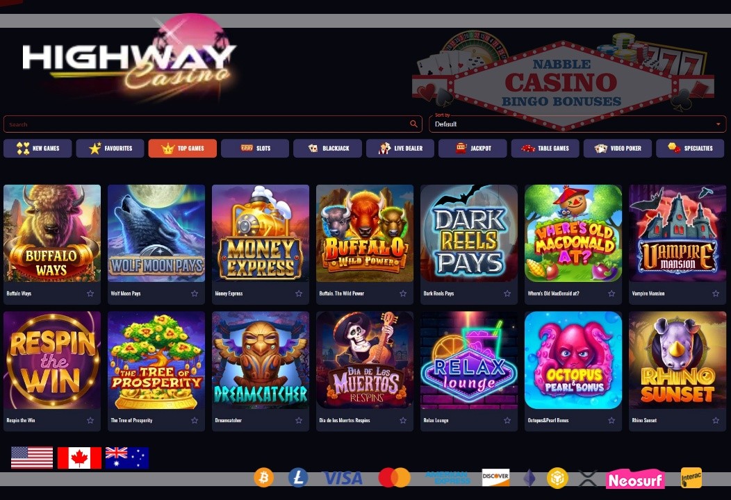 Highway casino review