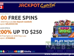 Jackpot Capital casino bonuses