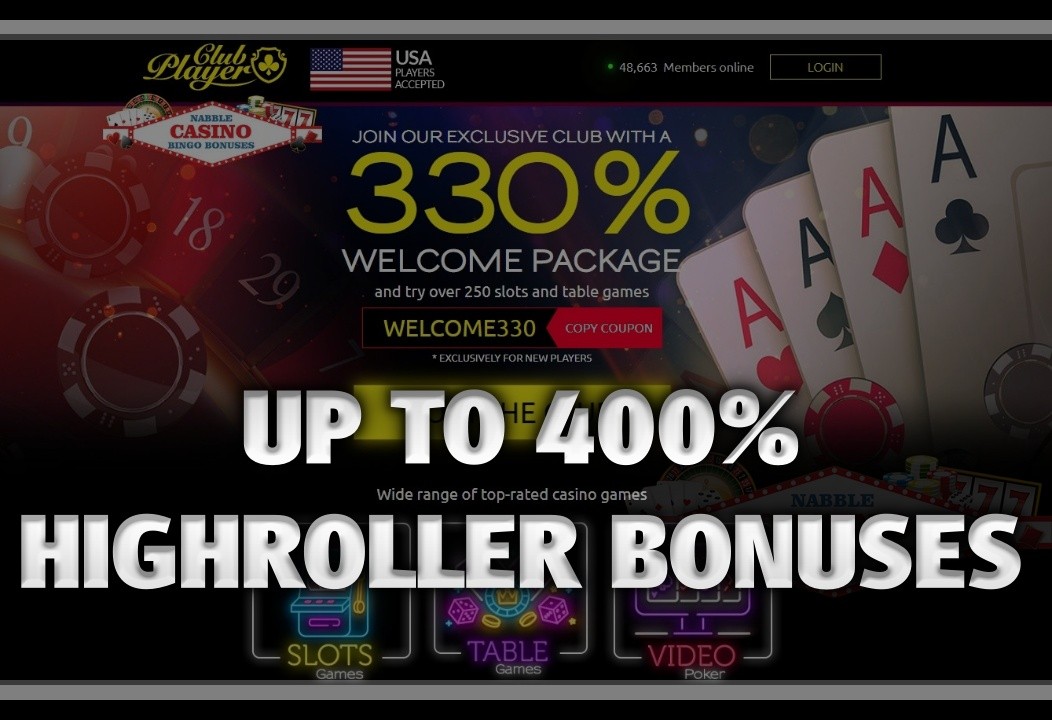 Club Player casino high roller bonus offers