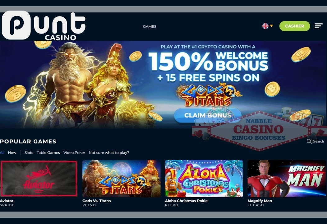 Punt Crypto casino review 2023
