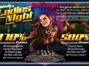 Slots of Vegas casino ladies night wednesday 0131