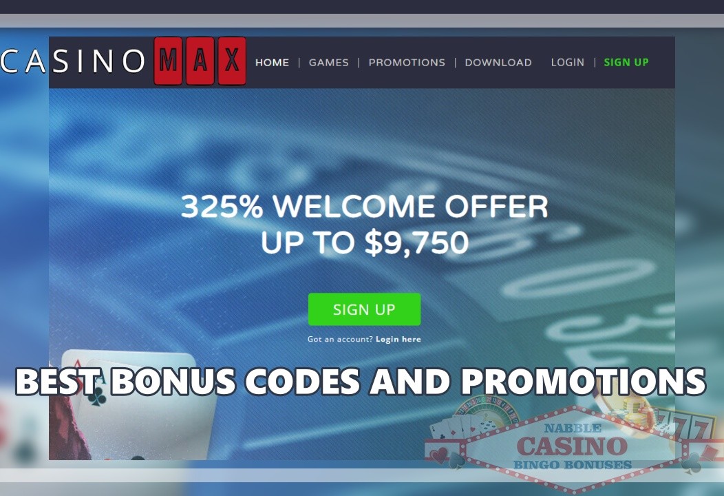 CasinoMax bonus codes
