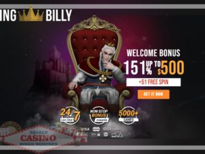 King Billy casino bonus offers