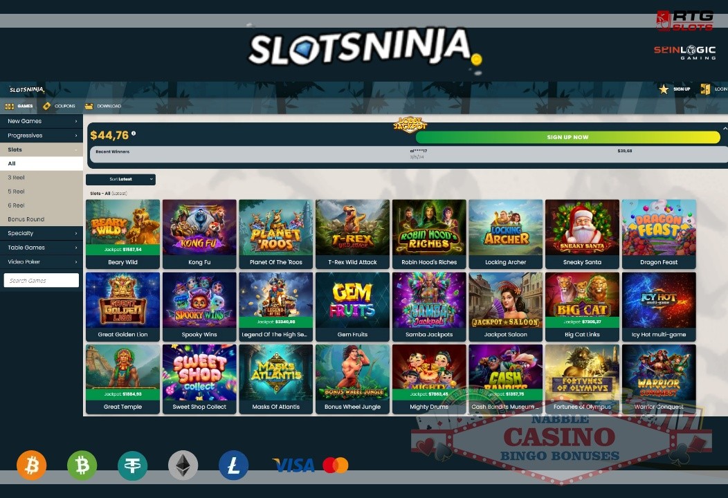 Slots Ninja casino review 2024