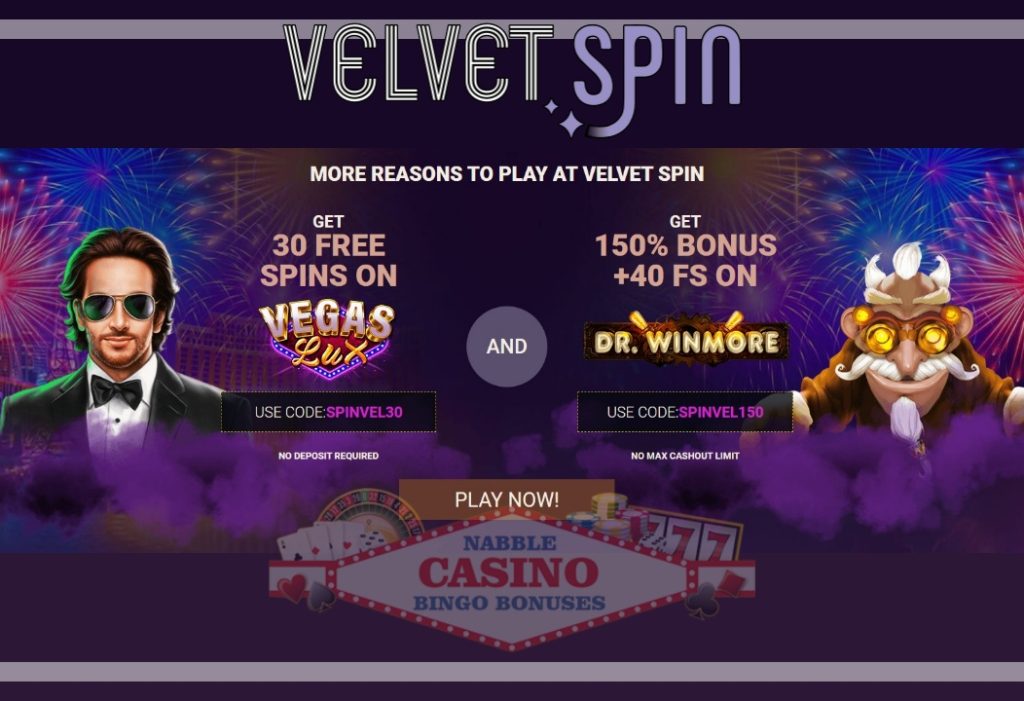 Velvet Spin Casino Bonus Codes 2023 ⋆ Unlimited Withdrawals