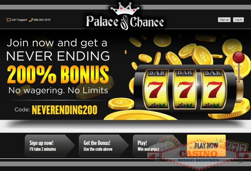 Palace of Chance casino bonus codes