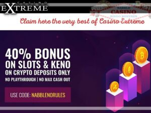 Casino Extreme no rules bonus