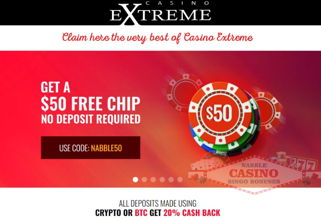 Casino Extreme Welcome Bonuses | Exclusive Nabble Codes