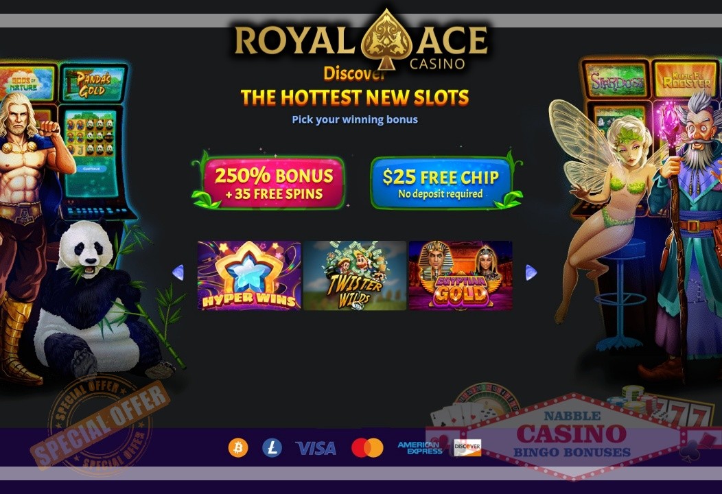 Royal Ace casino welcome bonuses