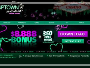 Uptown Aces casino daily bonuses