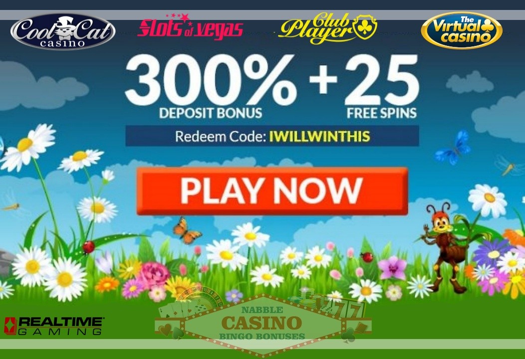 300% No Rules bonus popular RTG casinos