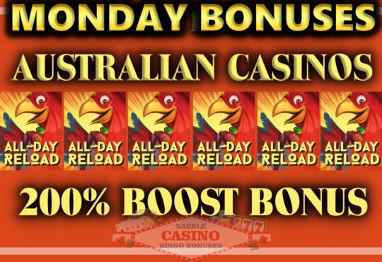 Australian casinos Monday bonuses