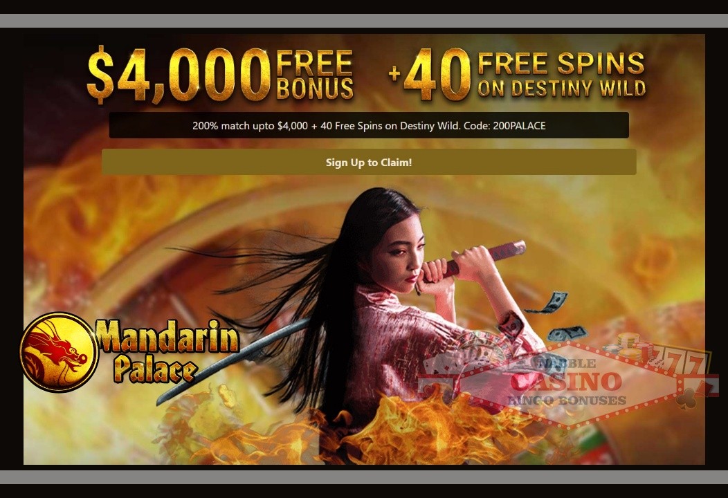 Mandarin Palace Casino Bonus Codes | 200% Welcome Bonus with Free Spins 1 Mandarin Palace casino bonus codes 2023