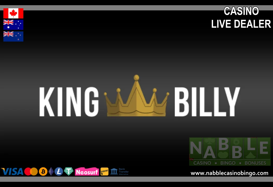 King Billy casino bonus offers and promotions