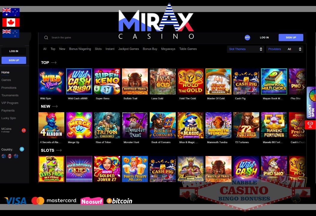 Mirax casino review 2023