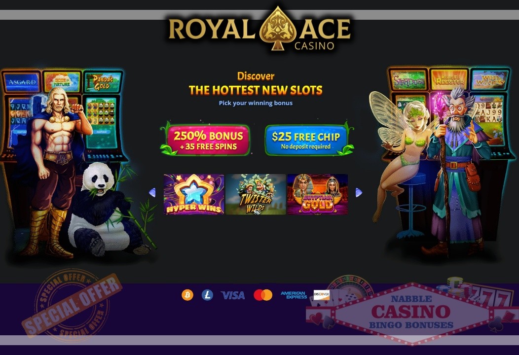 Royal Ace casino bonus codes 10