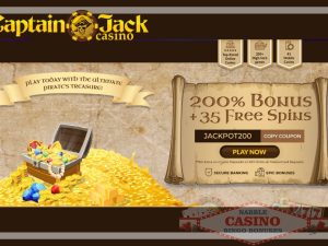 Captain Jack casino welcome bonus 2023