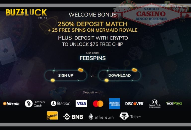 Buzzluck Casino Bonus Codes 2024 ⋆ Nabble Casino Bingo