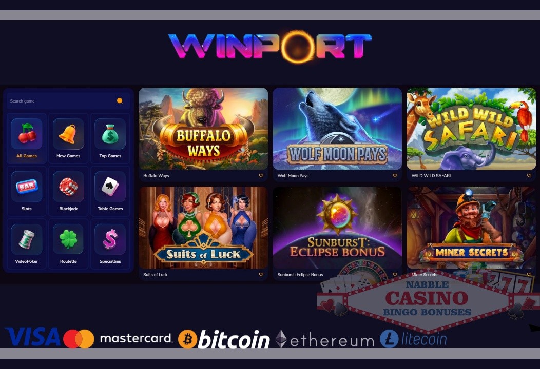 WinPort Casino Review and Ratings 1 WinPort casino review