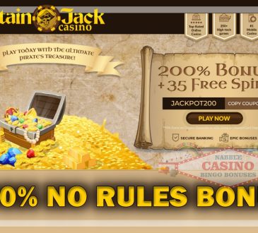 Captain Jack casino bonus codes 2023 new