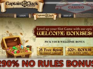 Captain Jack casino bonus codes NEW