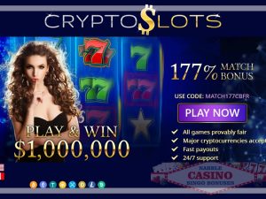 CryptoSlots casino bonuses 2023