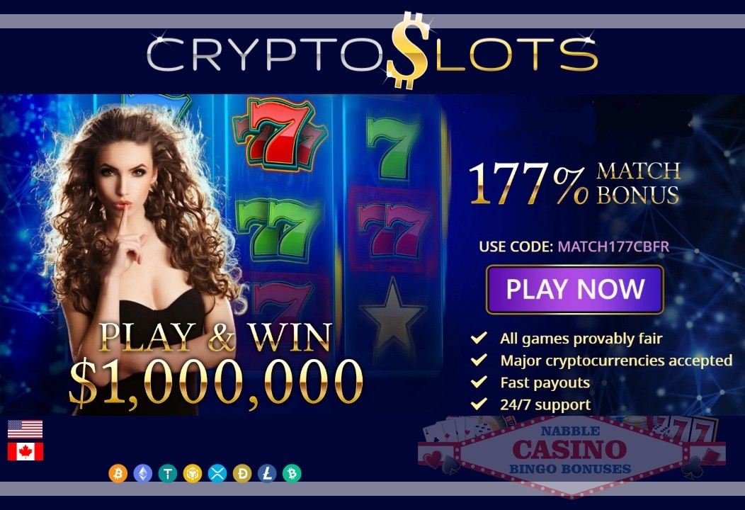 CryptoSlots casino bonuses 2023