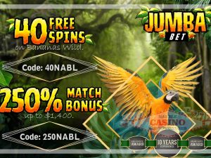 Jumba Bet casino bonus codes 2023