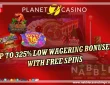 Planet7 casino low wagering bonus