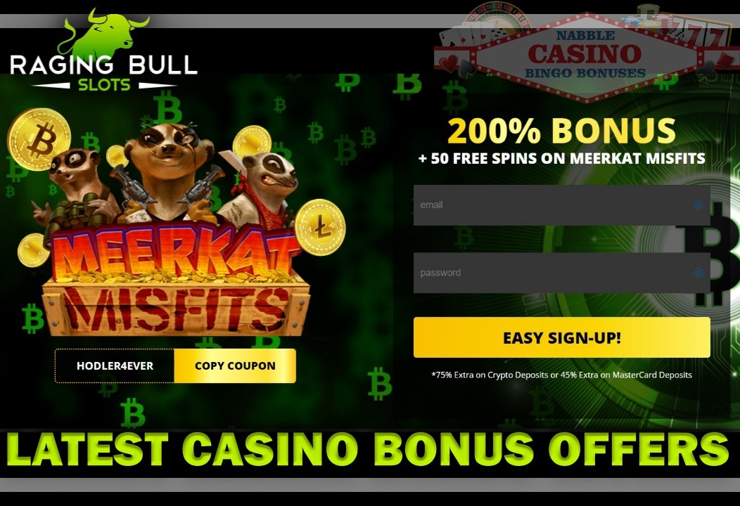 Latest Raging Bull Casino Bonus Codes 1 Raging Bull casino bonus offers 2023